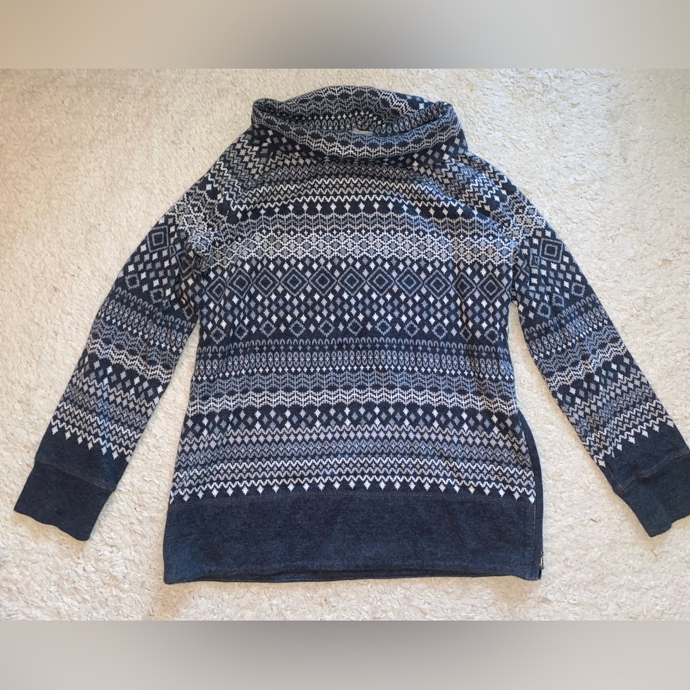 Talbots patterned knit top - Picture 2 of 7